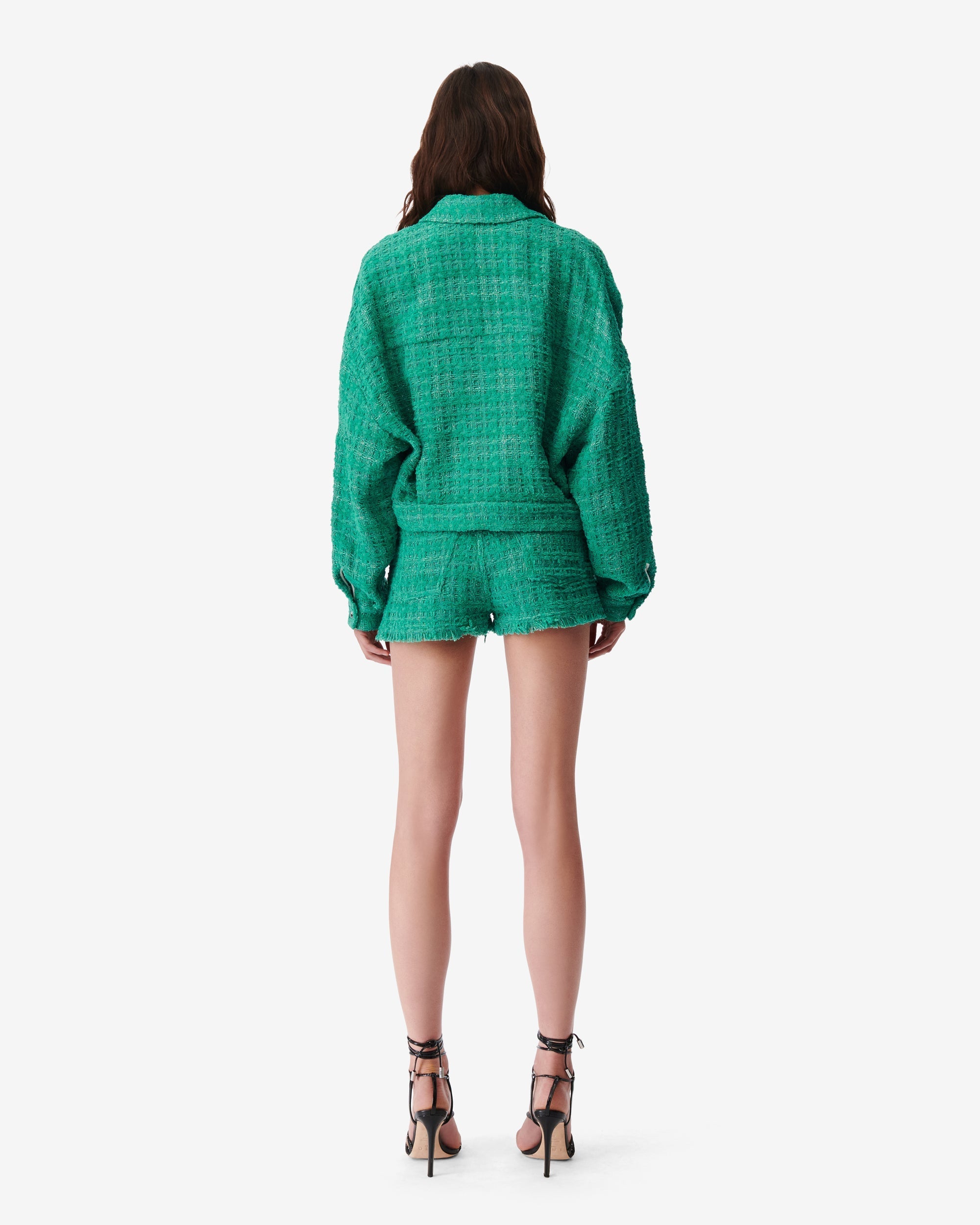Ezro tweed jacket - Green