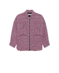 Mizuki zip jacket - Pink & Blue