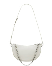 Arc XL leather bag - White