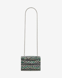 Horu bag in tweed - Tweed Green & Beige