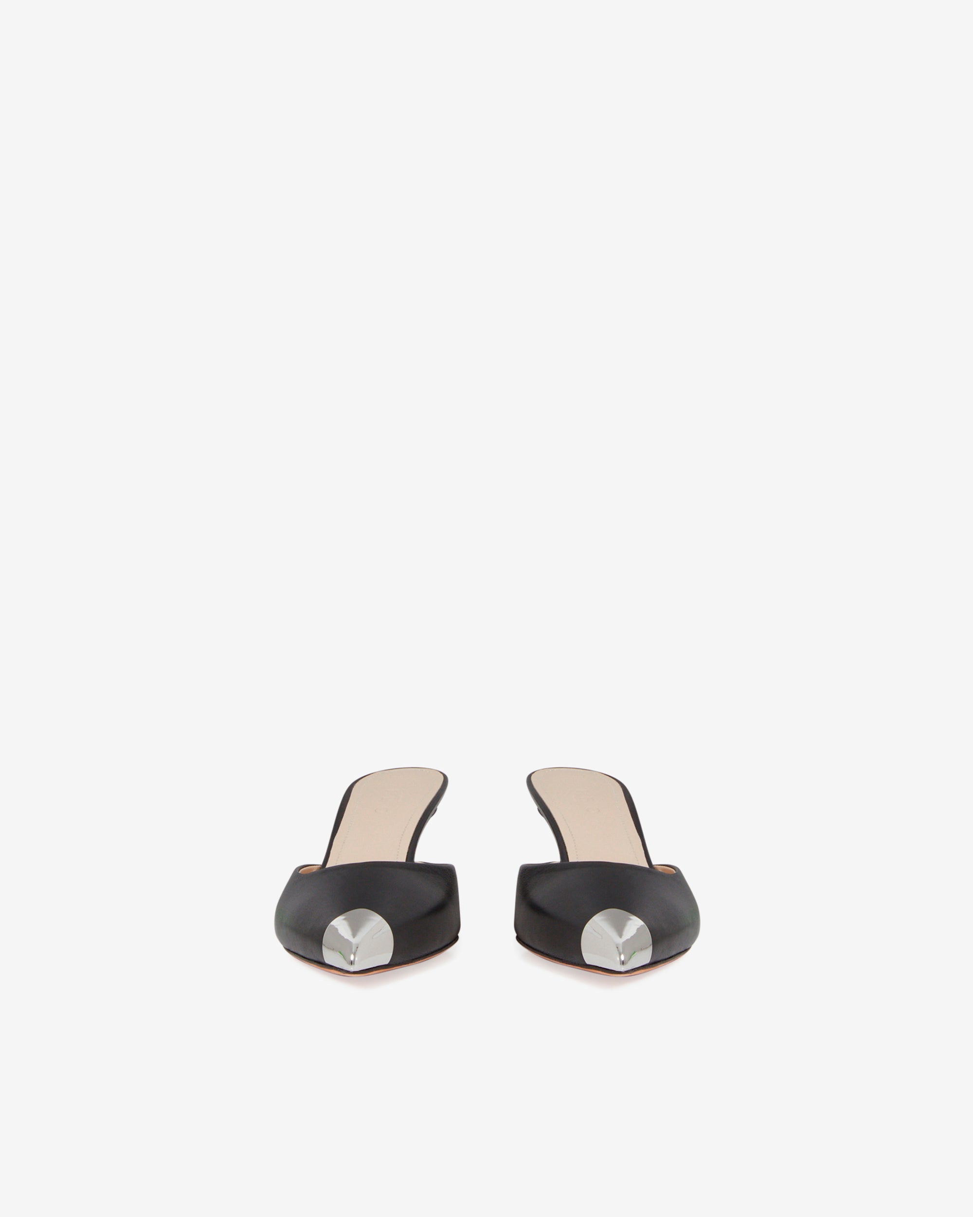 Kaia 60 leather mules - Black