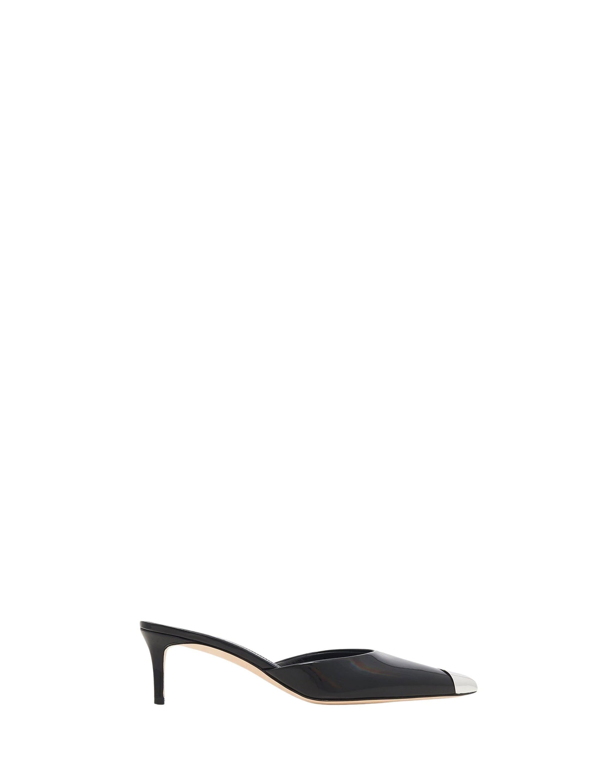 Kaia Holograph Mules - Black Holographic