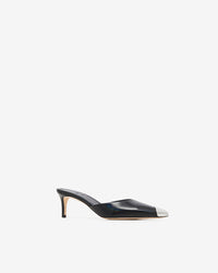 Kaia Holograph Mules - Black Holographic