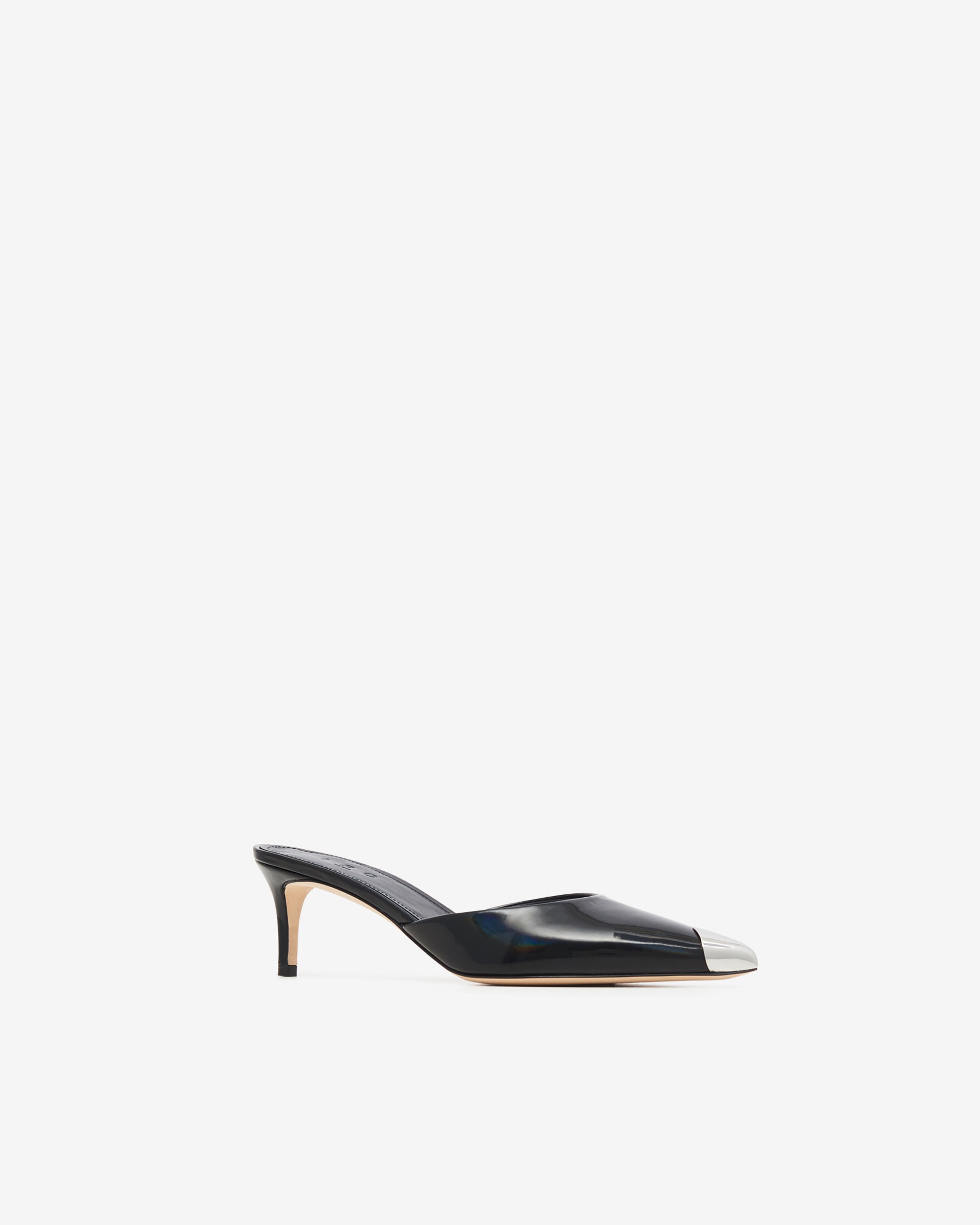 Kaia Holograph Mules - Black Holographic