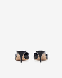 Kaia Holograph Mules - Black Holographic