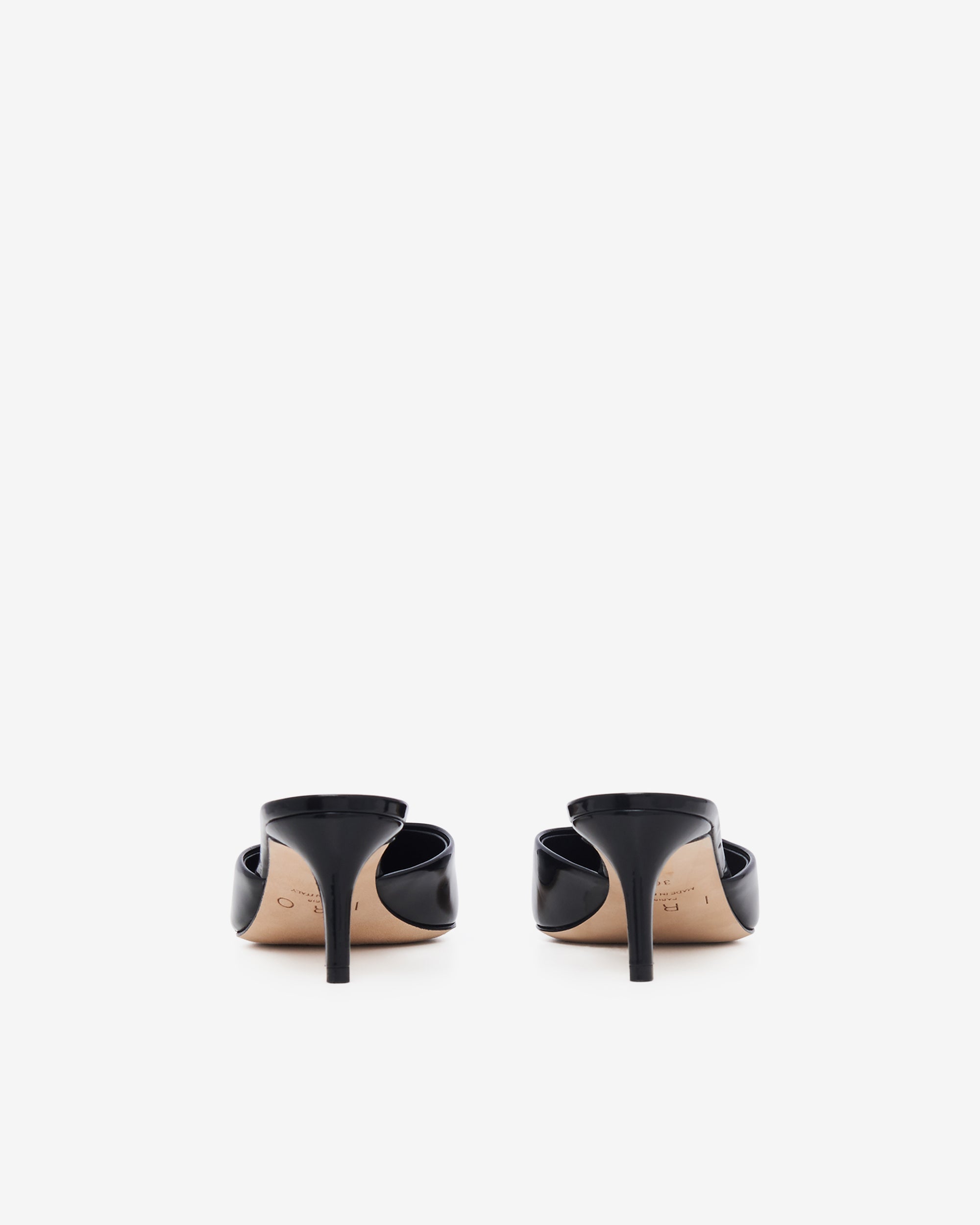 Kaia Holograph Mules - Black Holographic