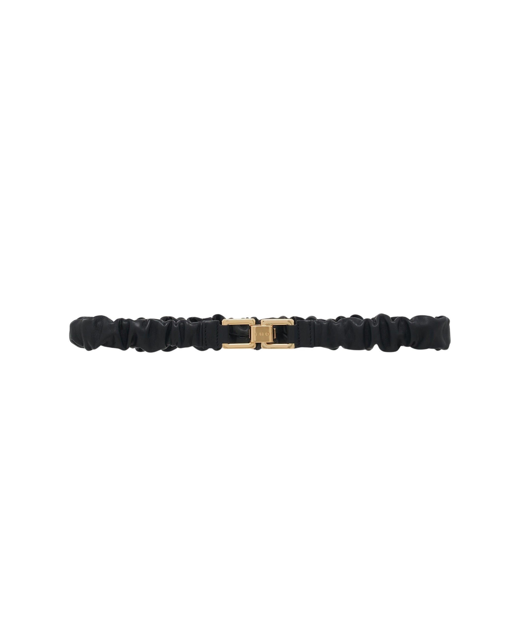 Ajna leather belt - Black