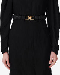 Ajna leather belt - Black