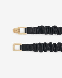Ajna leather belt - Black