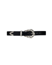 Embella Patent leather belt - Patent Black
