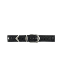 Octa Cuts leather belt - Black
