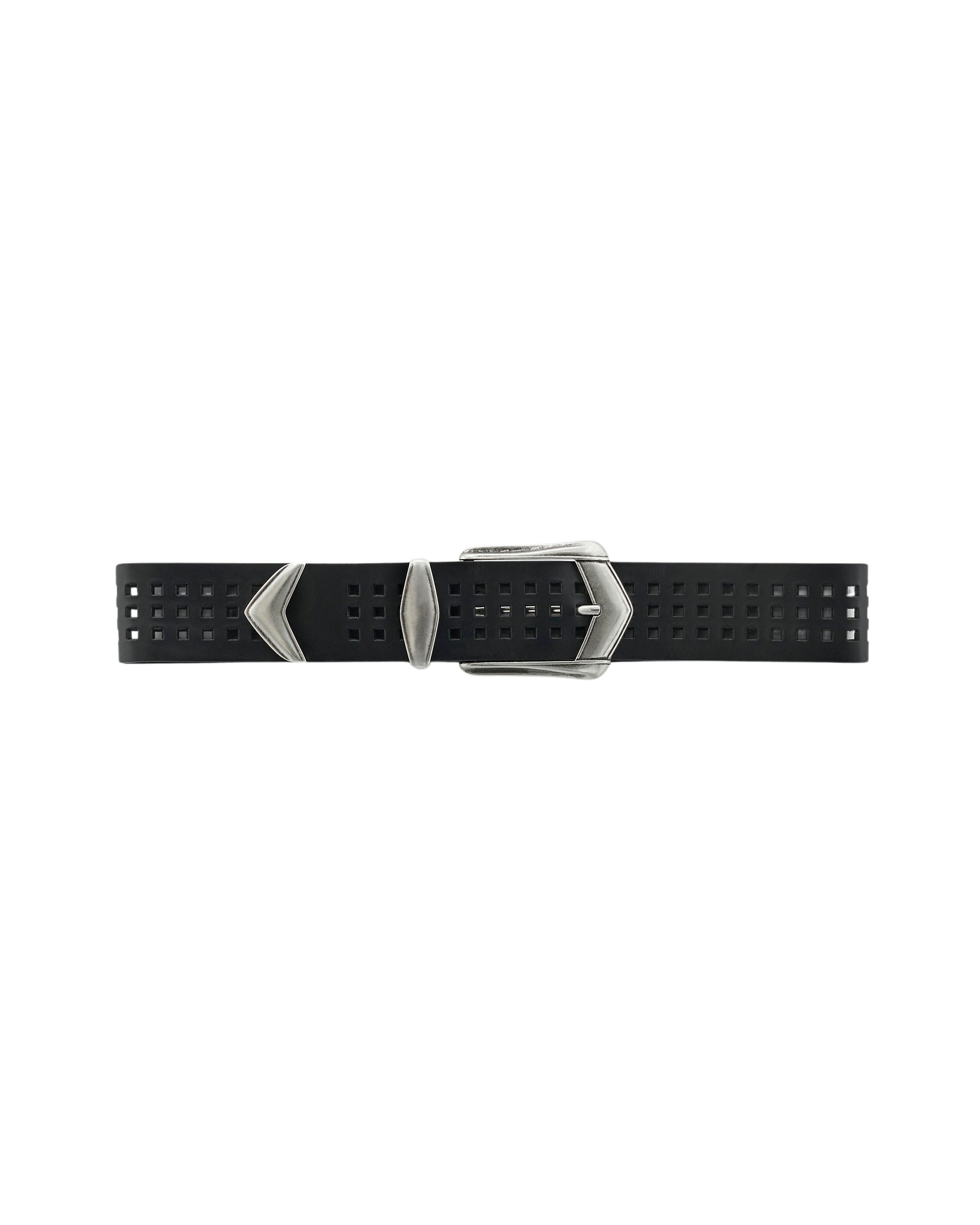 Octa Cuts leather belt - Black