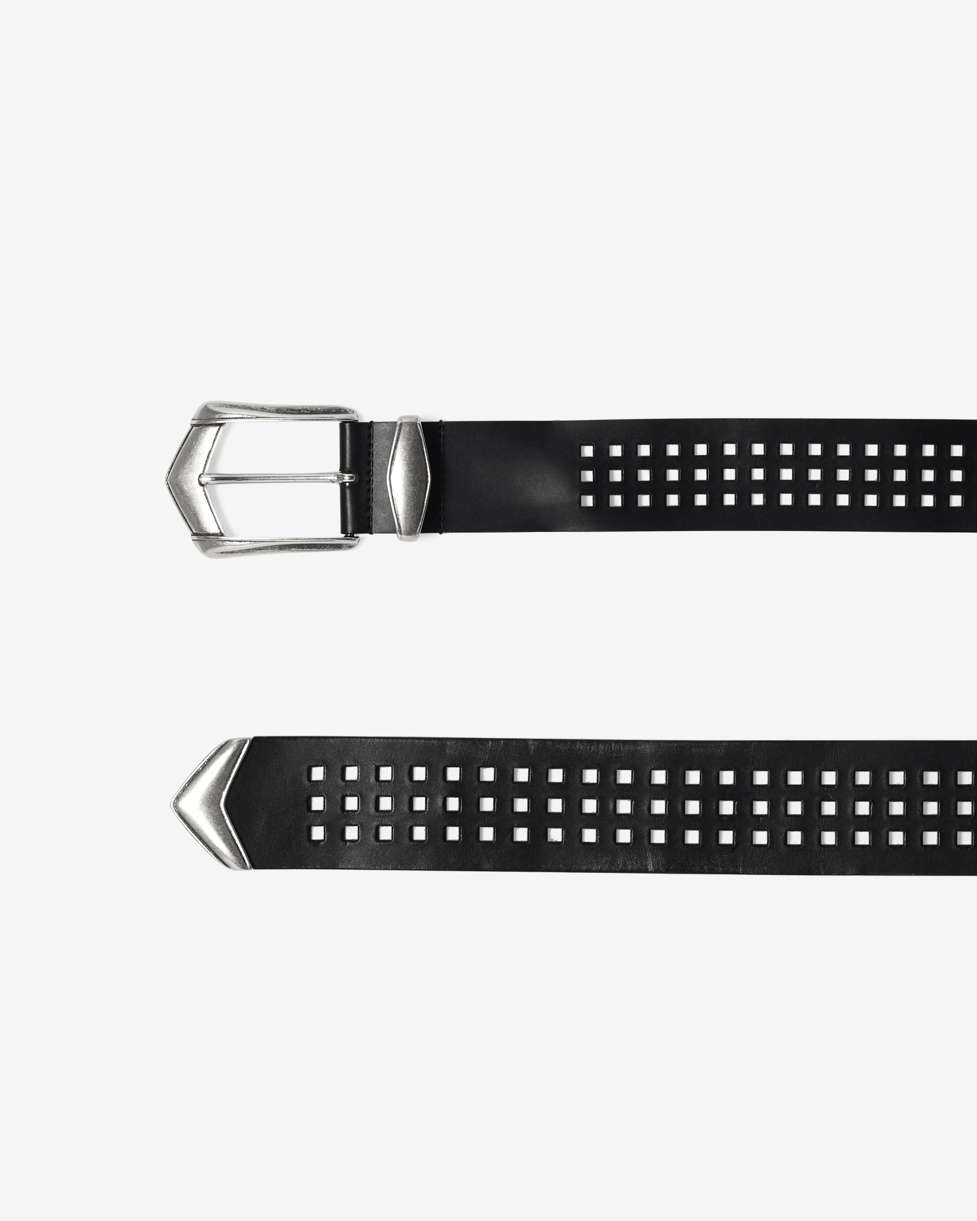 Octa Cuts leather belt - Black