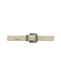 Ovia Suede leather belt - Beige