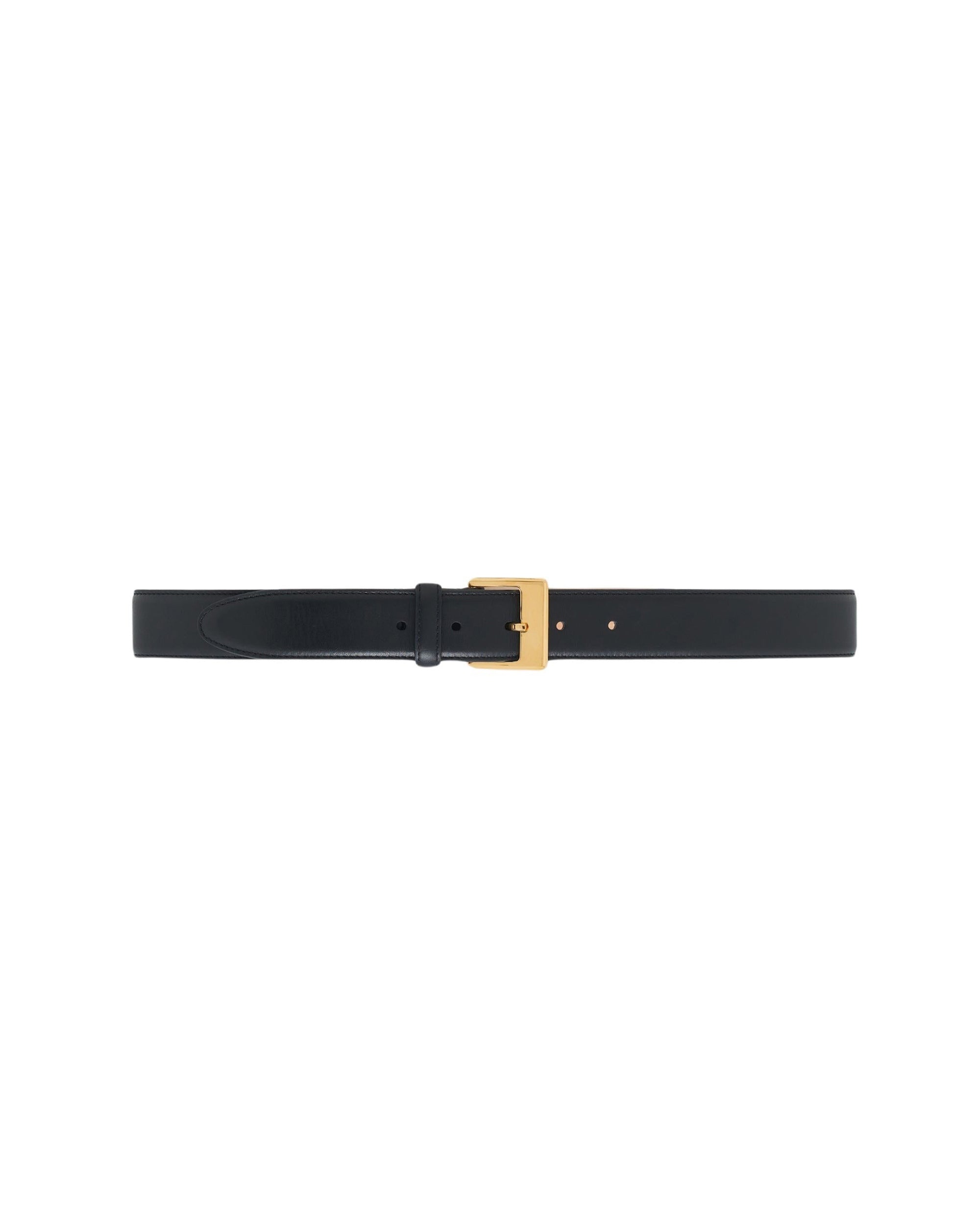 Strix leather belt - Black