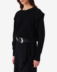 Ahanu wool jumper - Black