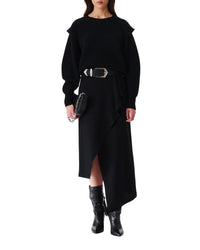 Ahanu wool jumper - Black