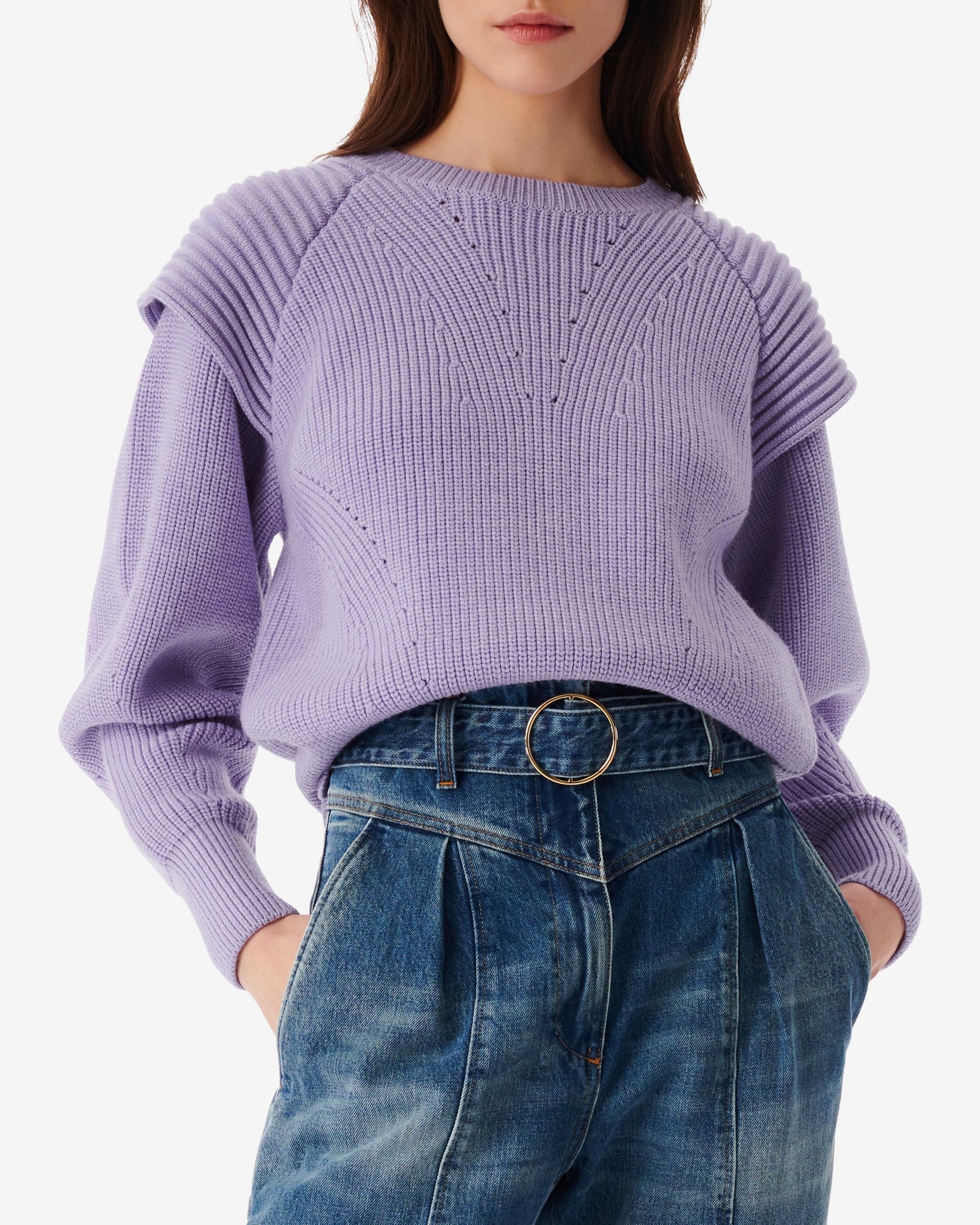 Ahanu wool jumper - Lavender