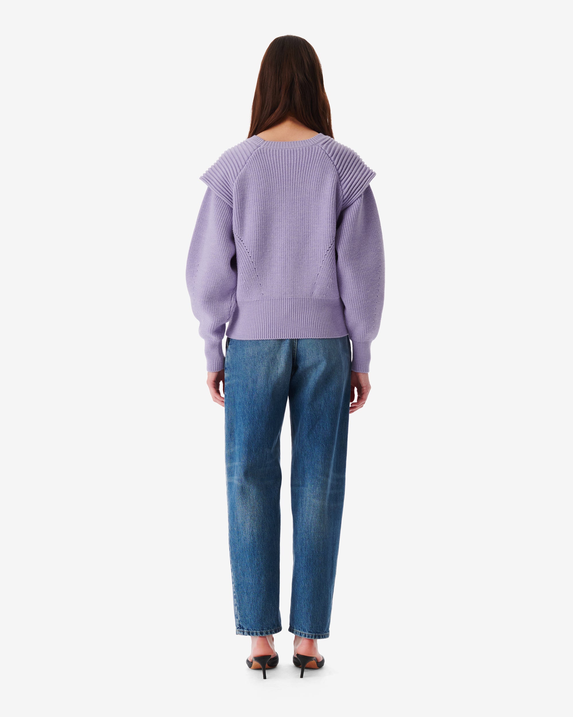 Ahanu wool jumper - Lavender