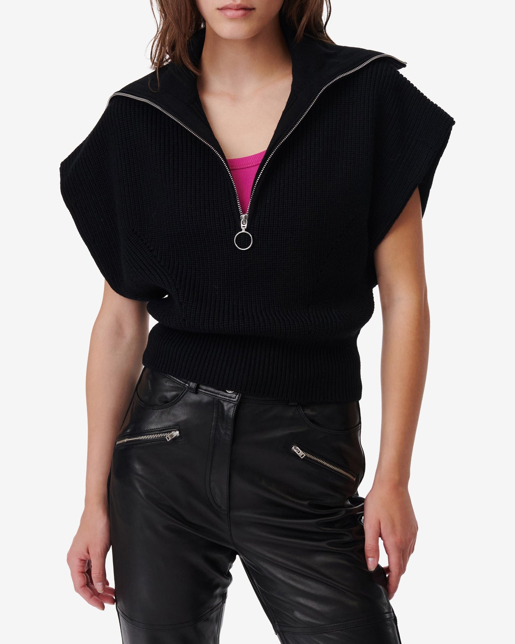Avona wool jumper - Black