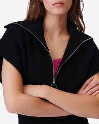 Avona wool jumper - Black