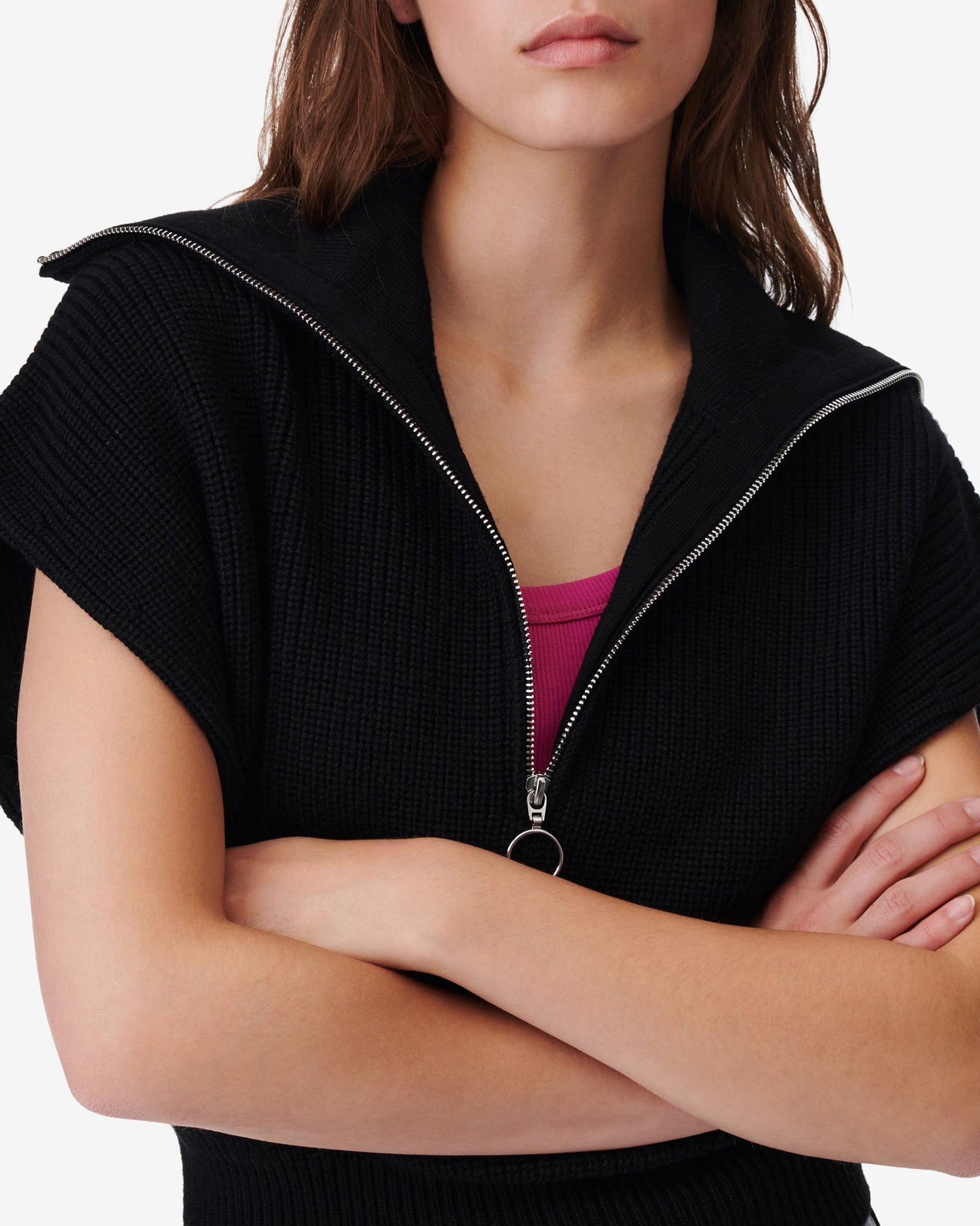 Avona wool jumper - Black