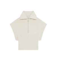 Avona wool jumper - Ecru & White