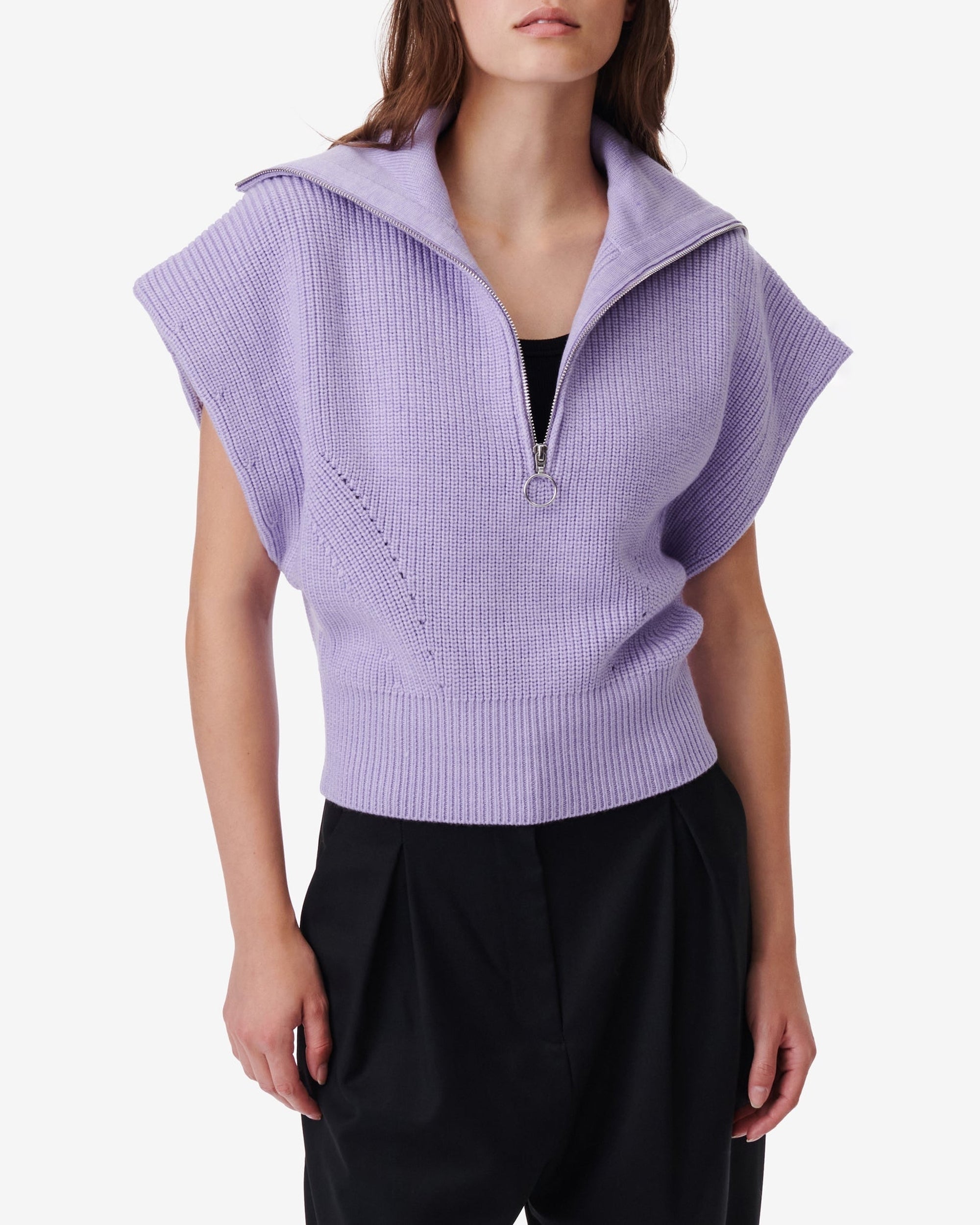 Avona wool jumper - Lavender