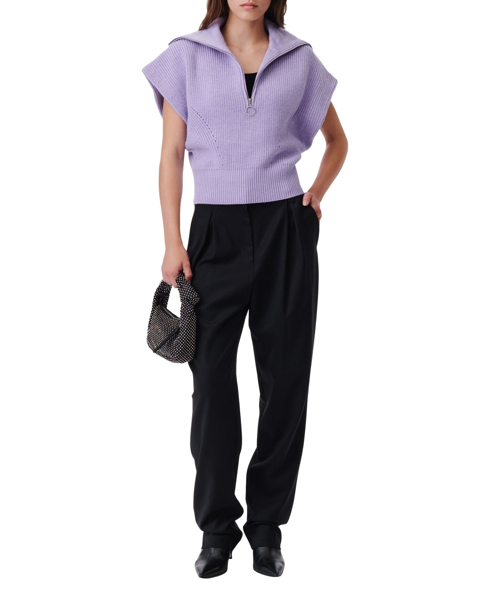 Avona wool jumper - Lavender