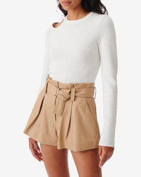Baiyo knitted jumper - Ecru & Grey