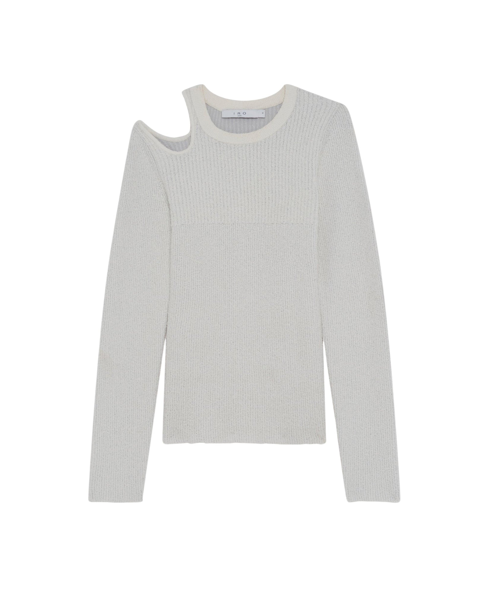 Baiyo knitted jumper - Ecru & Grey