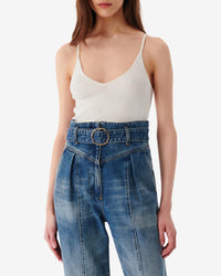 Coby knitted tank top - Mastic