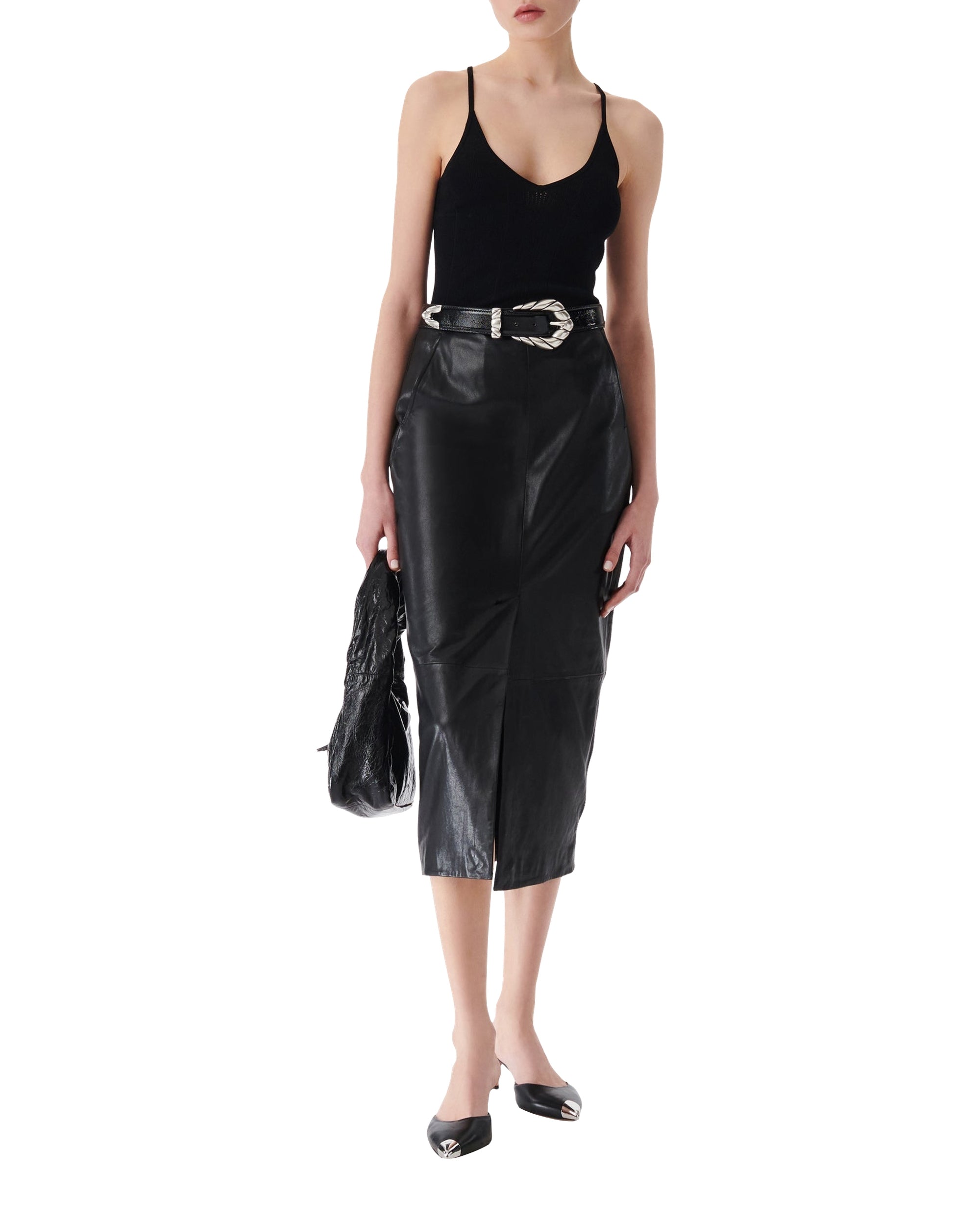Coby knitted tank top - Black