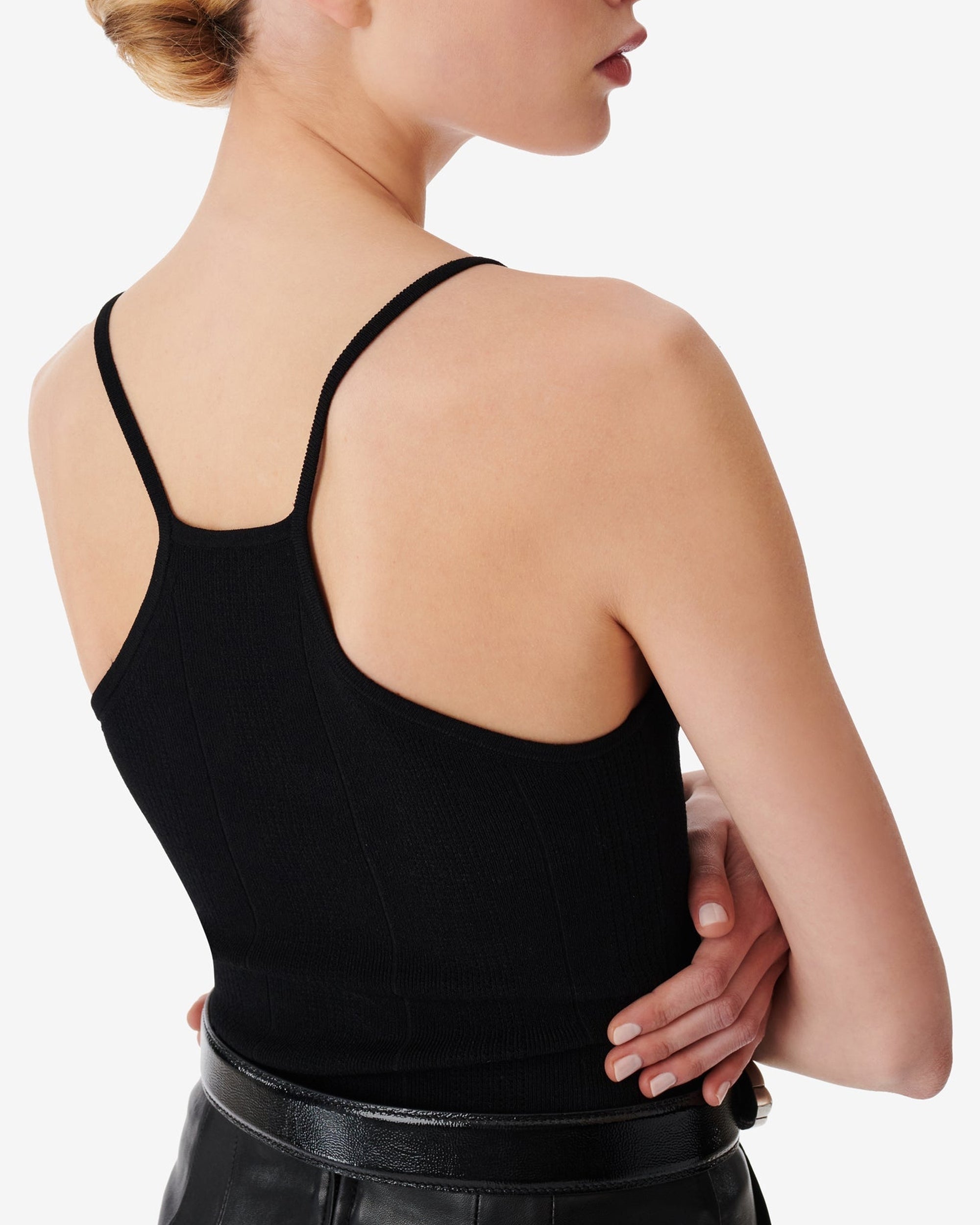 Coby knitted tank top - Black