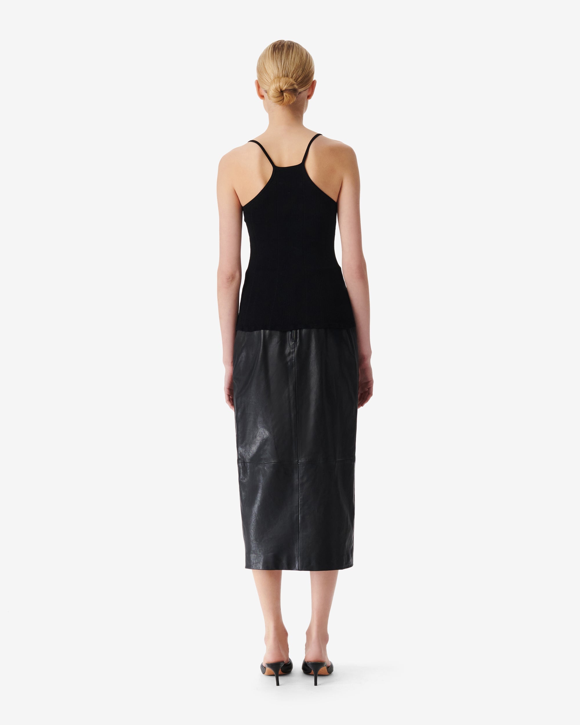 Coby knitted tank top - Black