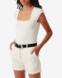Colpa mesh top - Putty