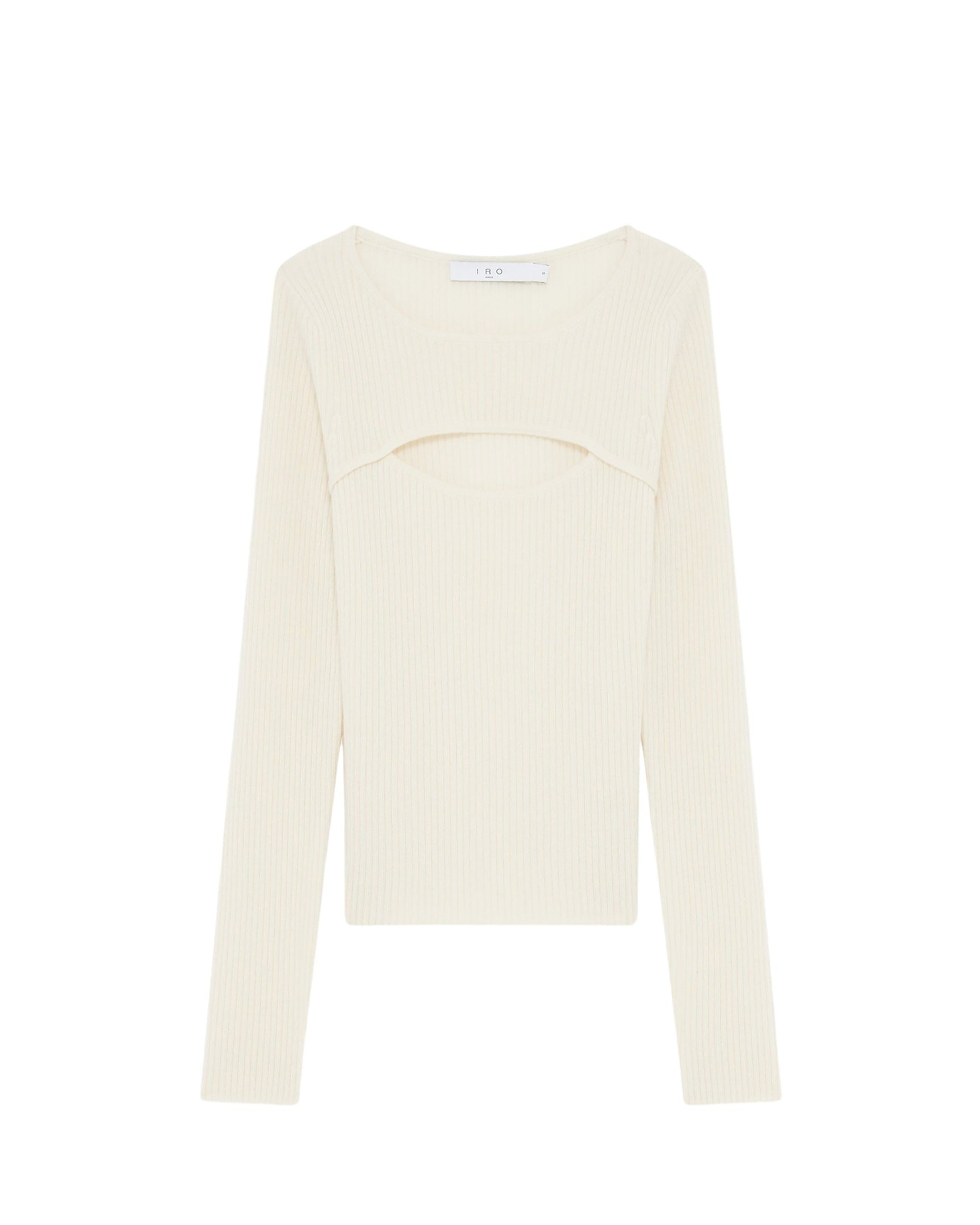 Daati cashmere round-neck jumper - Ecru