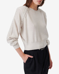 Dayl wool jumper - Cloudy White