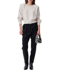 Dayl wool jumper - Cloudy White