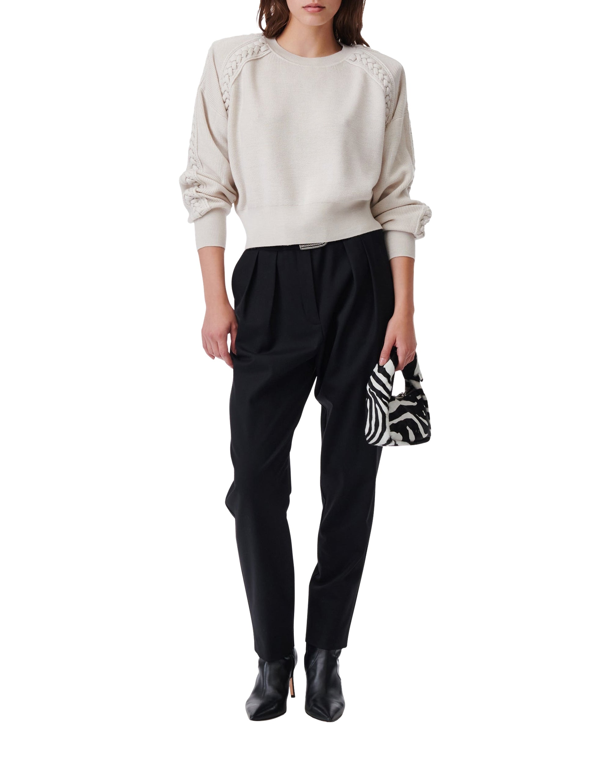 Dayl wool jumper - Cloudy White