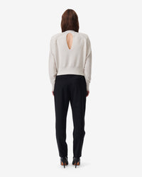 Dayl wool jumper - Cloudy White
