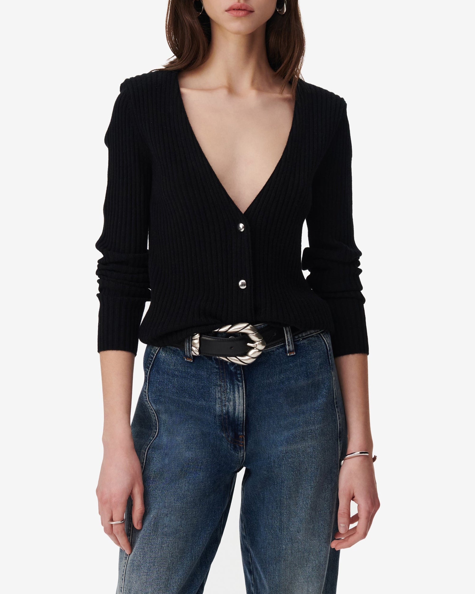 Devora cashmere cardigan - Black