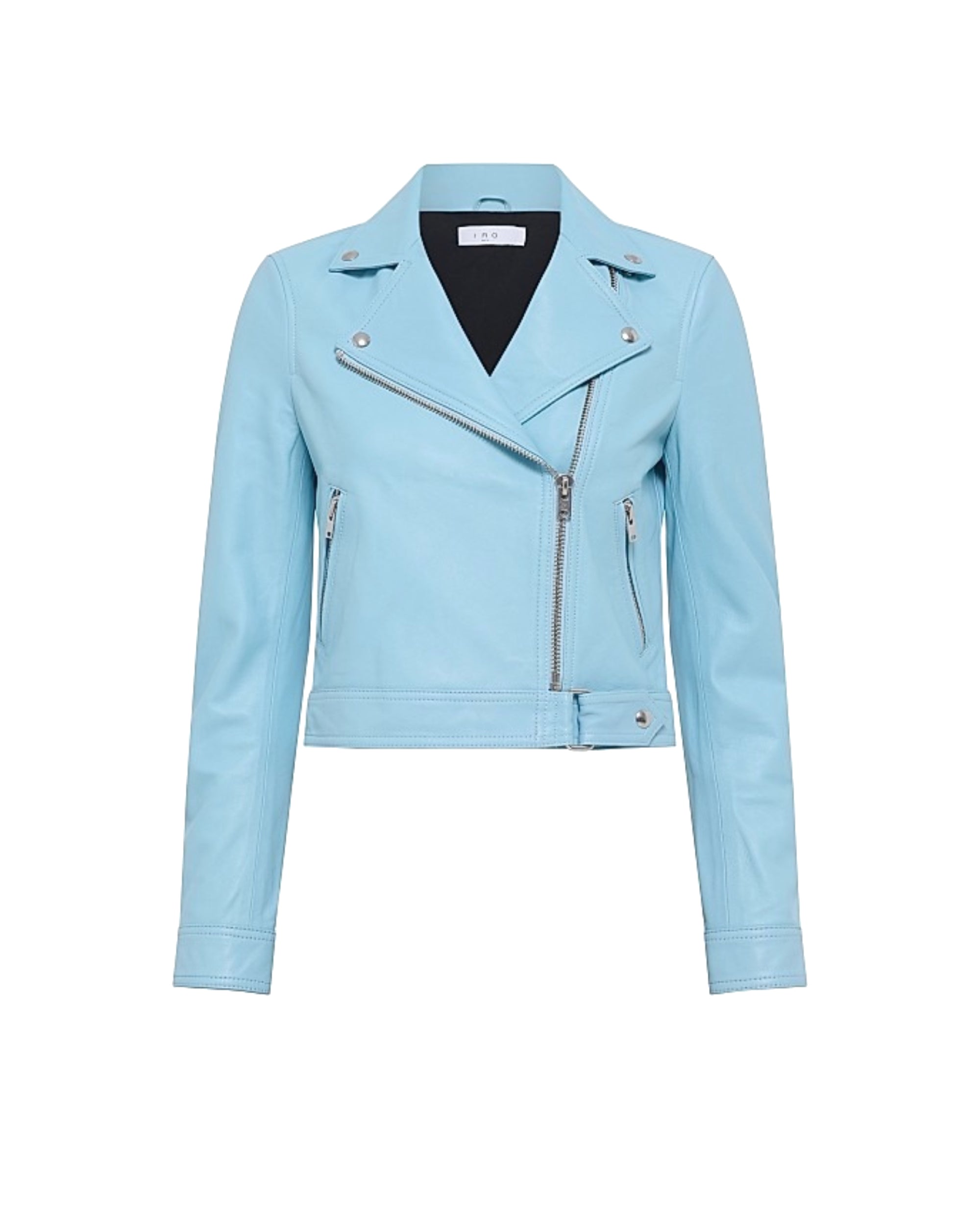 Perfecto Kolmar in leather - Azur Blue
