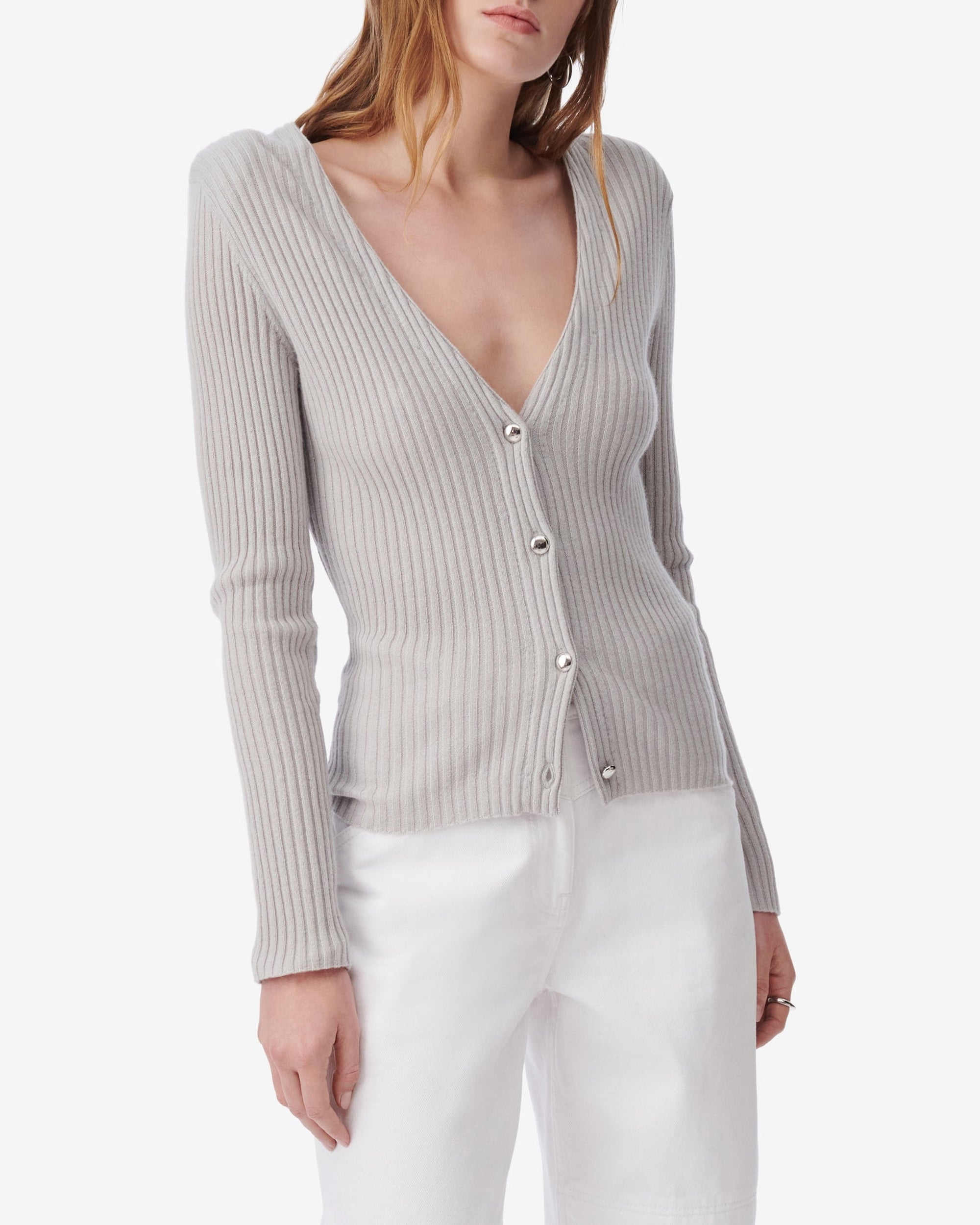 Devora cashmere cardigan - Grey