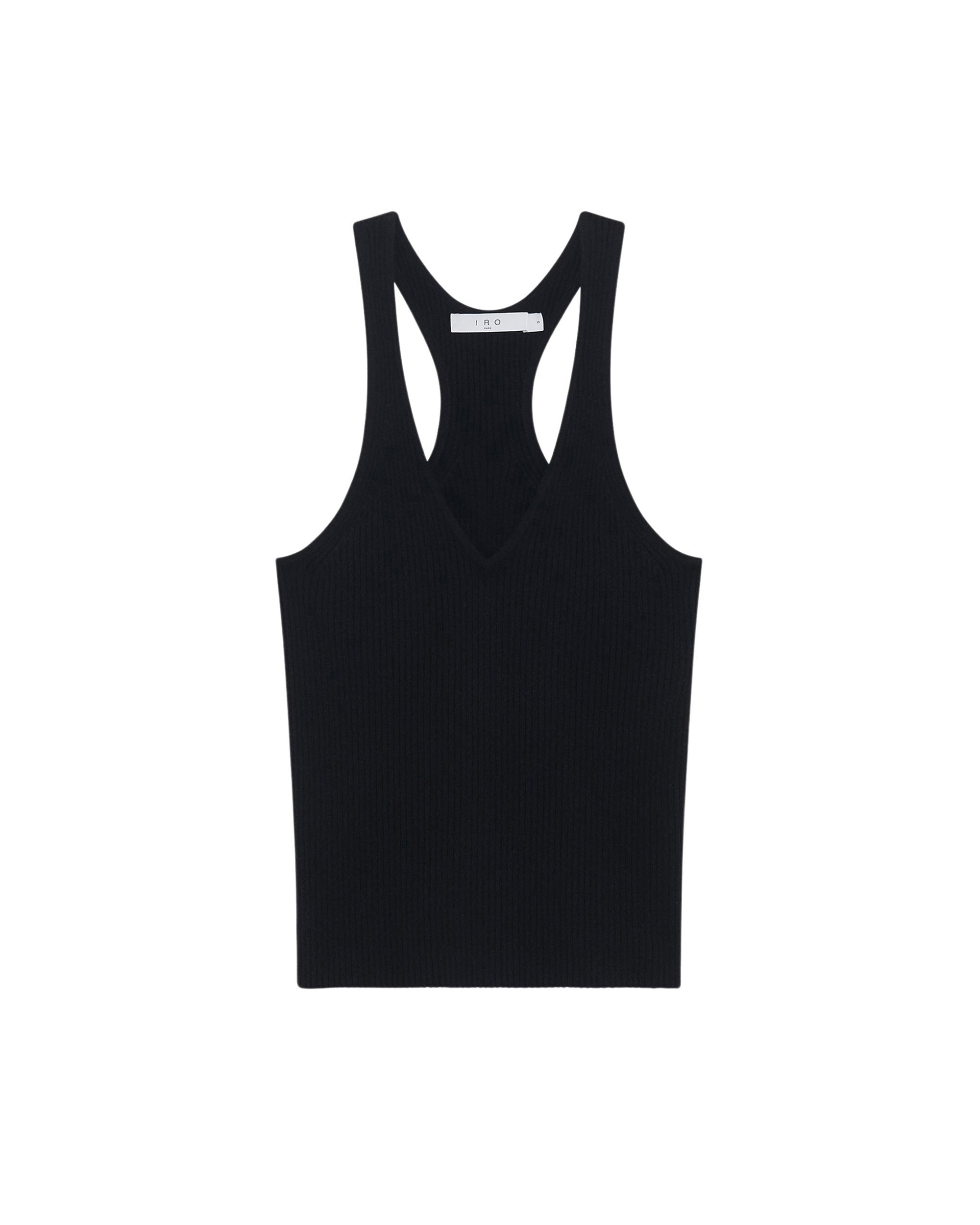 Dolma cashmere tank top - Black