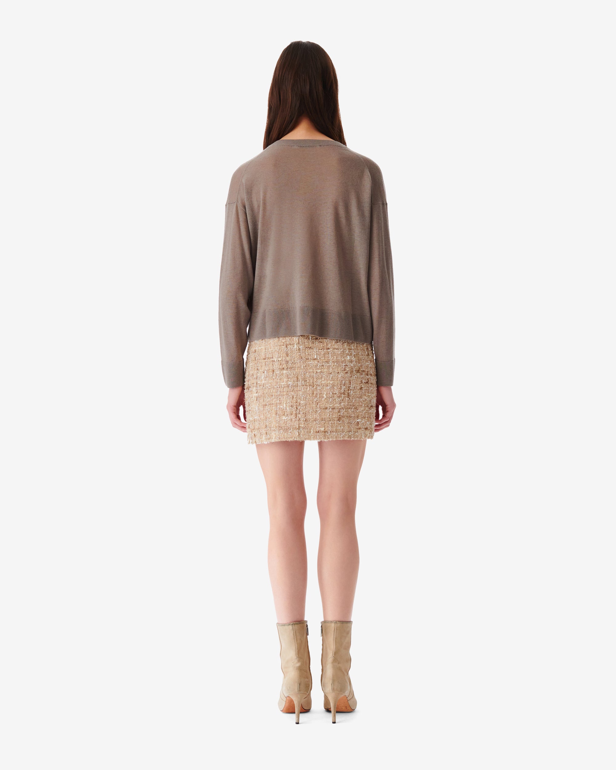 Haru wool jumper - Stone Grey