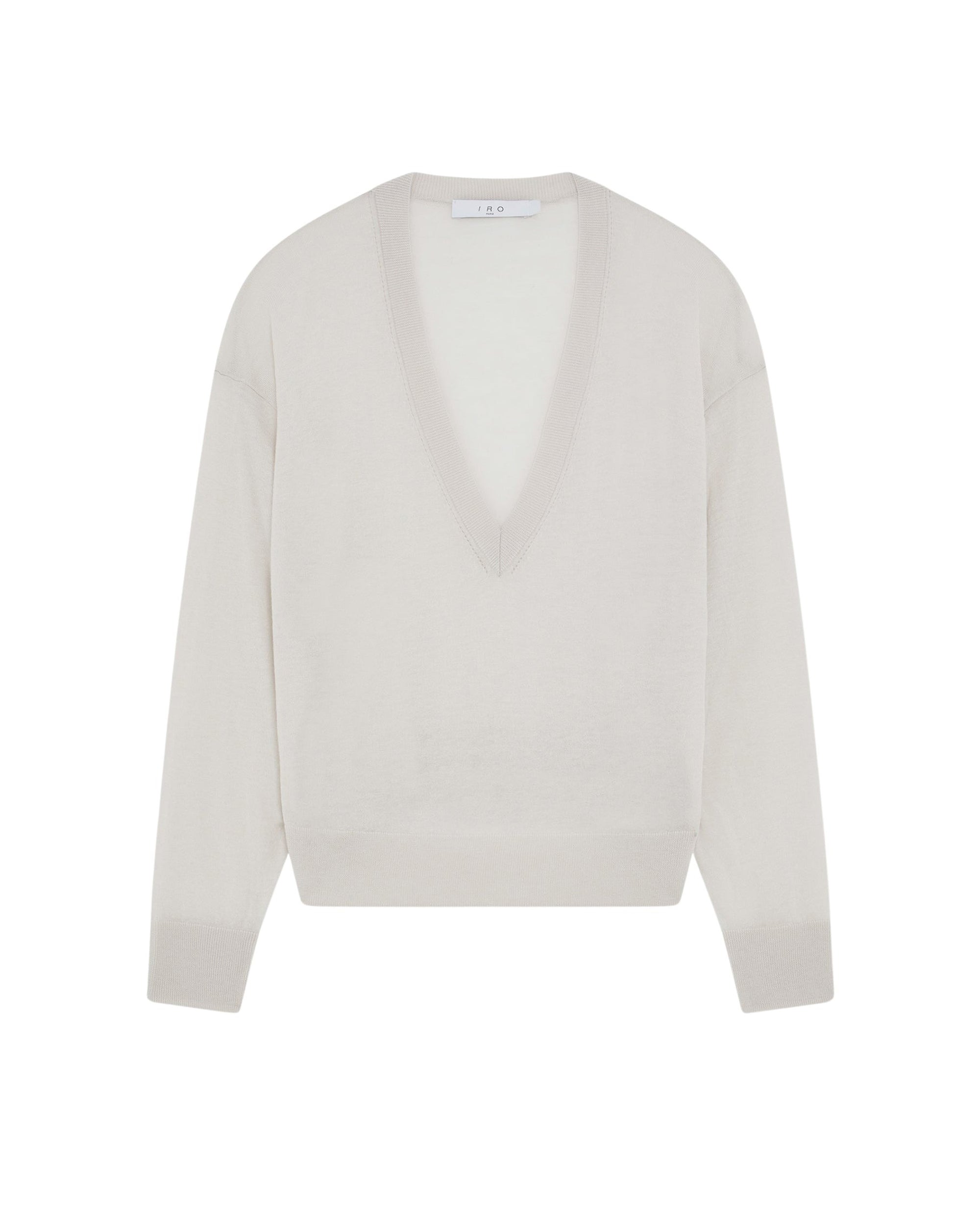 Haru jumper in wool & cashmere - Cloudy White