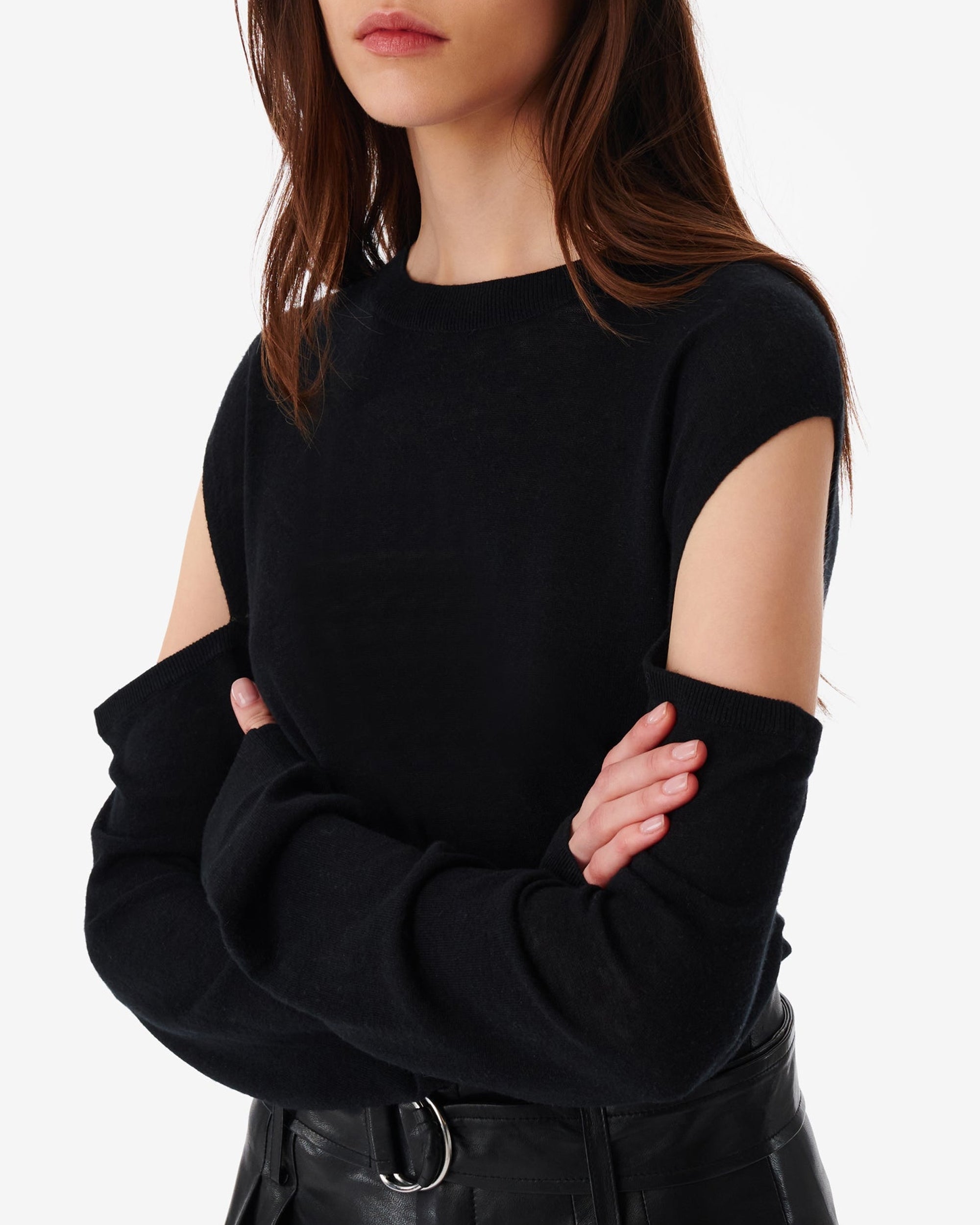 Hastin wool jumper - Black