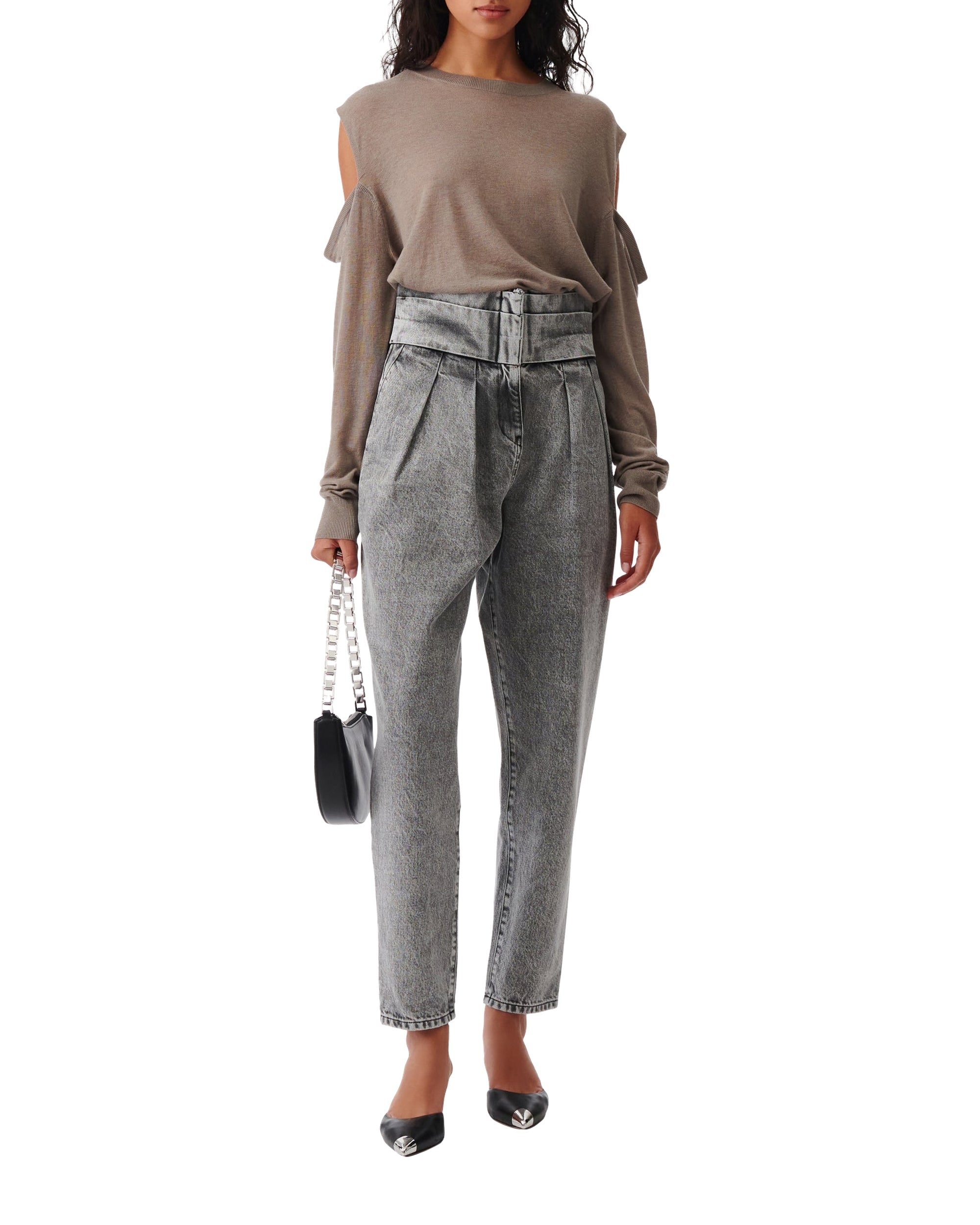 Hastin wool jumper - Stone Grey