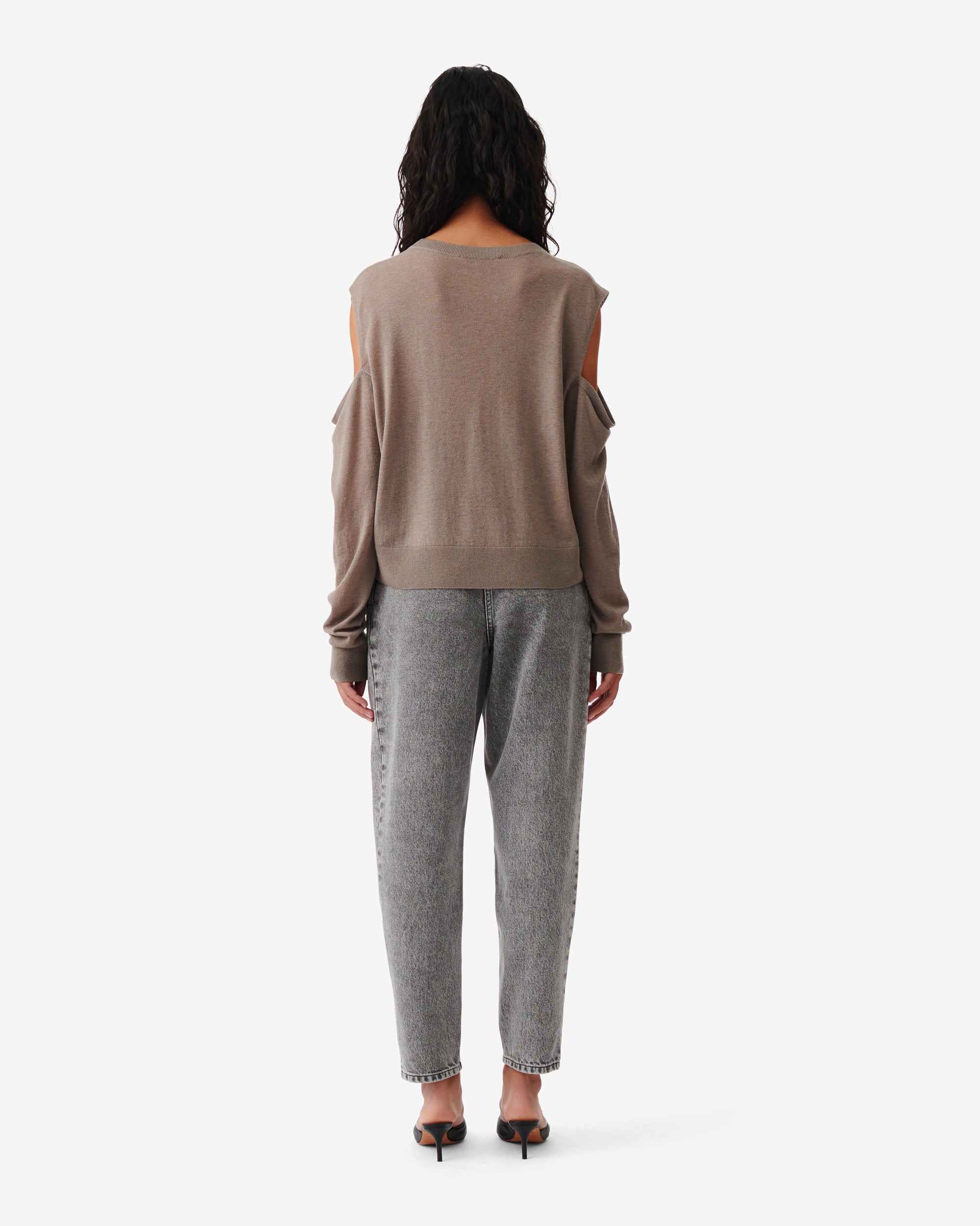 Hastin wool jumper - Stone Grey